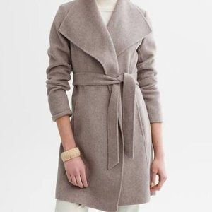 Banana Republic wool wrap coat